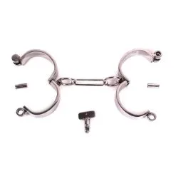 Kiotos Steel Handboeien RVS Met Magnetisch Slot -Sex Toys winkel Handboeien RVS met magnetisch slot 5