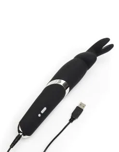 Happy Rabbit Oplaadbare Wand Vibrator - Zwart -Sex Toys winkel Happy Rabbit Oplaadbare Wand Vibrator zwart 5