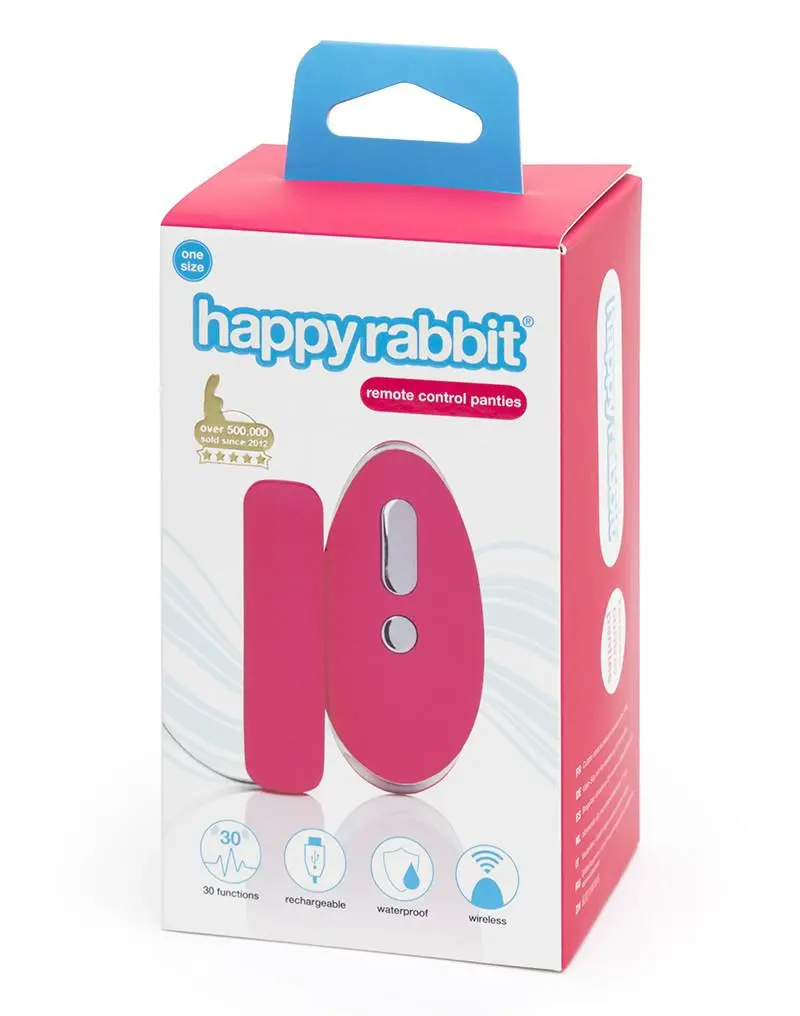 Happy Rabbit Vibrerend Slipje Met Strik En Afneembaar Konijnenstaartje - Plus Size 3 Happy Rabbit Vibrerend Slipje Met Strik En Afneembaar Konijnenstaartje - Plus Size - Afbeelding 3