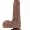 Heroes Dildo Met Zuignap 16 X 4,5 Cm - Bruin