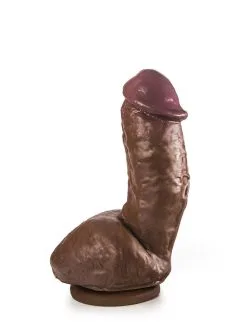 Heroes Dildo Met Zuignap 19,5 X 5 Cm - Bruin