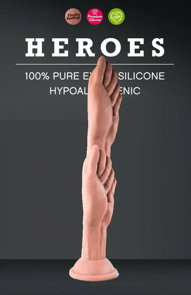 Heroes Fisting Dildo Handen - Lichte Huidskleur 1 Heroes Fisting Dildo Handen - Lichte Huidskleur