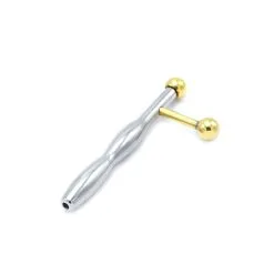 Kiotos Steel Holle Penis Stick Steel & Gold -Sex Toys winkel Holle Penis Stick Steel Gold 5