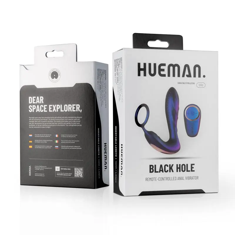 HUEMAN. Hueman - Black Hole Anaal Vibrator Met Cockring 11 HUEMAN. Hueman - Black Hole Anaal Vibrator Met Cockring - Afbeelding 11