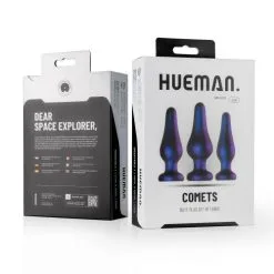 HUEMAN. Hueman - Comets Buttplug Setje - Blauw/Paars -Sex Toys winkel Hueman Comets Buttplug Setje blauwpaars 8