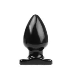 I Love Butt I ♥ Butt - Bolvormige Buttplug - L - Zwart