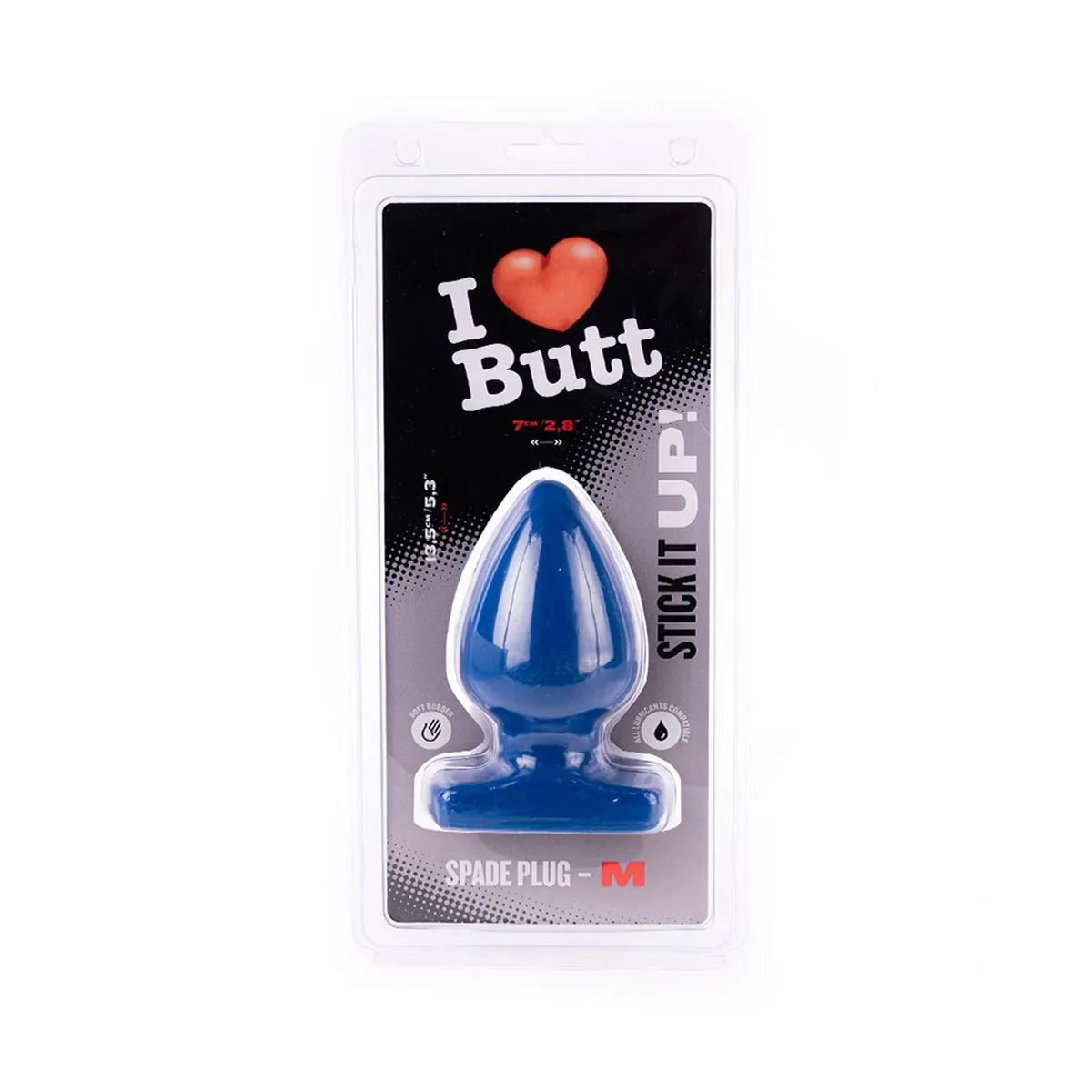 I Love Butt I ♥ Butt - Bolvormige Buttplug - M - Blauw 5 I Love Butt I ♥ Butt - Bolvormige Buttplug - M - Blauw - Afbeelding 5