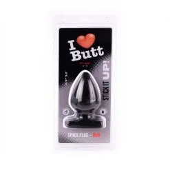 I Love Butt I ♥ Butt - Bolvormige Buttplug - M - Zwart -Sex Toys winkel I Butt Bolvormige Buttplug M zwart 5
