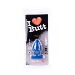 I Love Butt I ♥ Butt - Bolvormige Buttplug - S - Blauw -Sex Toys winkel I Butt Bolvormige Buttplug S blauw 5