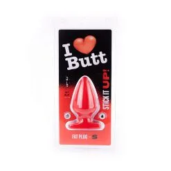 I Love Butt I ♥ Butt - Dikke Buttplug - S - Rood 10 I Love Butt I ♥ Butt - Dikke Buttplug - S - Rood -Sex Toys winkel I Butt Dikke Buttplug S rood 5