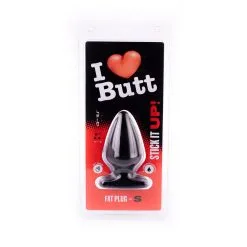 I Love Butt I ♥ Butt - Dikke Buttplug - S - Zwart -Sex Toys winkel I Butt Dikke Buttplug S zwart 5