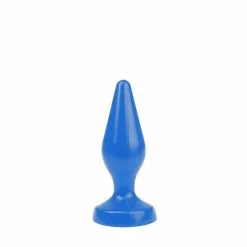 I Love Butt I ♥ Butt - Klassieke Buttplug - M - Blauw