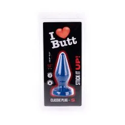 I Love Butt I ♥ Butt - Klassieke Buttplug - S - Blauw -Sex Toys winkel I Butt Klassieke Buttplug S blauw 5