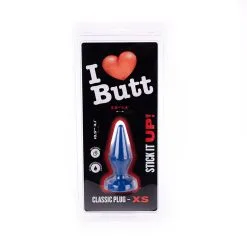 I Love Butt I ♥ Butt - Klassieke Buttplug - XS - Blauw -Sex Toys winkel I Butt Klassieke Buttplug XS blauw 5