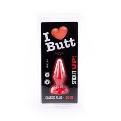 I Love Butt I ♥ Butt - Klassieke Buttplug - XS - Rood 10 I Love Butt I ♥ Butt - Klassieke Buttplug - XS - Rood -Sex Toys winkel I Butt Klassieke Buttplug XS rood 5