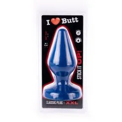 I Love Butt I ♥ Butt - Klassieke Buttplug - XXL - Blauw -Sex Toys winkel I Butt Klassieke Buttplug XXL blauw 5