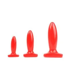I Love Butt I ♥ Butt - Slanke Buttplug - L - Rood -Sex Toys winkel I Butt Slanke Buttplug L rood 6