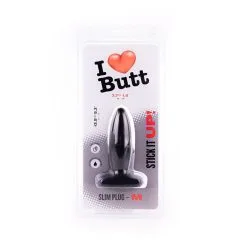 I Love Butt I ♥ Butt - Slanke Buttplug - M - Zwart 10 I Love Butt I ♥ Butt - Slanke Buttplug - M - Zwart -Sex Toys winkel I Butt Slanke Buttplug M zwart 5