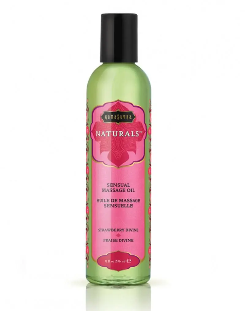Kamasutra - Naturals Massageolie - StrawBerry Divine 1 Kamasutra - Naturals Massageolie - StrawBerry Divine