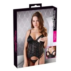 Cottelli Collection Kanten Bustier Met Jarretels -Sex Toys winkel Kanten bustier met jarretels 9