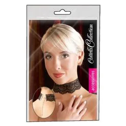 Cottelli Collection Kanten Halsband - Zwart -Sex Toys winkel Kanten halsband zwart 5