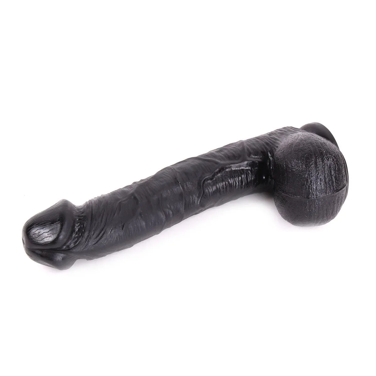 Dinoo King-size Dildo Curve -d 31 X 5.5 Cm - Zwart 4 Dinoo King-size Dildo Curve -d 31 X 5.5 Cm - Zwart - Afbeelding 4