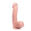 Dinoo King-size Dildo Raptor 5.5 X 27 Cm - Lichte Huidskleur
