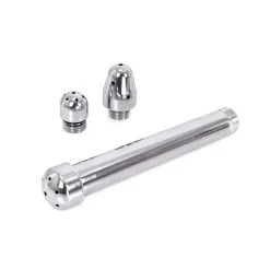 Kiotos Steel Kiotos Anaal Douche Opzetstuk Met Drie Verwisselbare Spray Koppen -Sex Toys winkel Kiotos Anaal Douche Opzetstuk met drie verwisselbare spray koppen 4