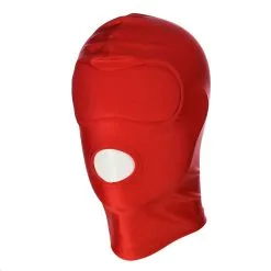 Kiotos Leather Kiotos - BDSM Hood Classic Met 1 Gat - Rood
