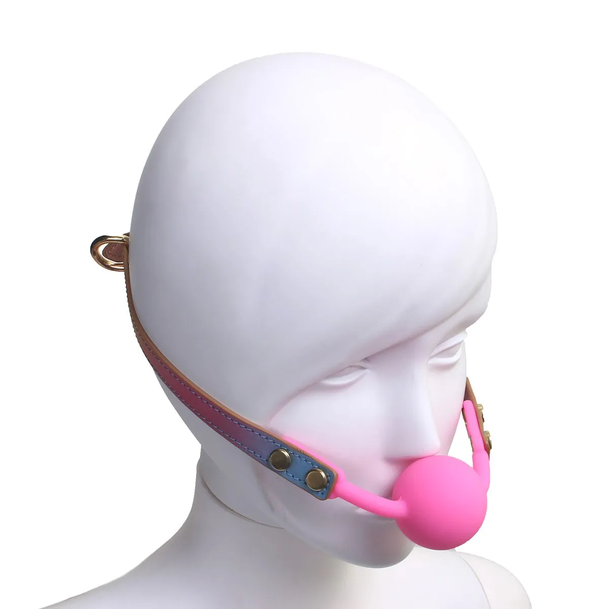 Kiotos Leather Kiotos - Ball Gag Rainbow 5 Kiotos Leather Kiotos - Ball Gag Rainbow - Afbeelding 5