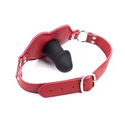 Kiotos Leather Kiotos - Big Lips Penis Gag - Rood