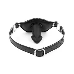 Kiotos Leather Kiotos - Big Lips Penis Gag - Zwart -Sex Toys winkel Kiotos Big Lips Penis Gag Zwart 3