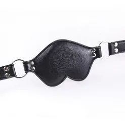 Kiotos Leather Kiotos - Big Lips Penis Gag - Zwart -Sex Toys winkel Kiotos Big Lips Penis Gag Zwart 4