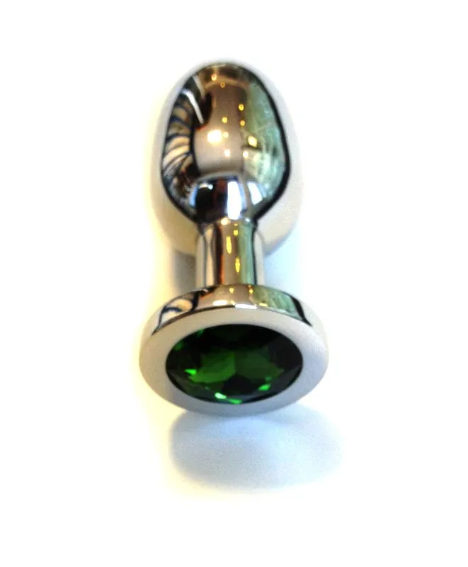 Kiotos Steel Kiotos Buttplug RVS Met Groen Kristal 5 Kiotos Steel Kiotos Buttplug RVS Met Groen Kristal - Afbeelding 5
