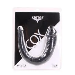 Kiotos Cox - Dubbele Dildo 35 X 2.2/5 Cm - Zwart -Sex Toys winkel Kiotos COX Dubbele Dildo 35 x 2 25 cm zwart 4