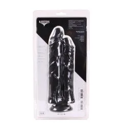 Kiotos Cox - Extreme Sandwich Dildo 28 X 6 Cm - Zwart -Sex Toys winkel Kiotos COX Extreme Sandwich Dildo 28 x 6 cm zwart 6
