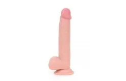 Kiotos Cox - Sliding Skin Dubbellaags Dildo 24 X 4,5 Cm - Lichte Huidskleur