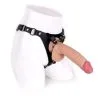 Kiotos Cox - Strap-On Harnas Met Dildo 24 X 4 Cm - Lichte Huidskleur