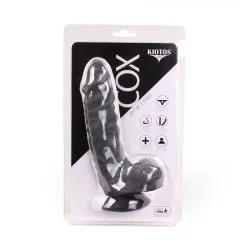 Kiotos Cox - Black Dildo Met Zuignap Die Echt Aanvoelt 22 X 5 Cm - Zwart -Sex Toys winkel Kiotos Cox Black Dildo met zuignap die echt aanvoelt 22 x 5 cm zwart 3