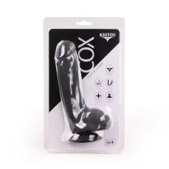 Kiotos Cox - Black Dildo Met Zuignap Die Echt Aanvoelt 22,5 X 5 Cm - Zwart -Sex Toys winkel Kiotos Cox Black Dildo met zuignap die echt aanvoelt 225 x 5 cm zwart 6