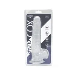 Kiotos Cox Clear 01 - Dildo - Transparante Dildo - Lengte 220 Mm - Diameter 45 Mm - TPE -Sex Toys winkel Kiotos Cox Clear 01 Dildo Transparante Dildo Lengte 220 mm Diameter 45 mm TPE 4