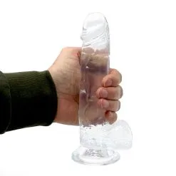 Kiotos Cox Clear 01 - Dildo - Transparante Dildo - Lengte 220 Mm - Diameter 45 Mm - TPE -Sex Toys winkel Kiotos Cox Clear 01 Dildo Transparante Dildo Lengte 220 mm Diameter 45 mm TPE 8