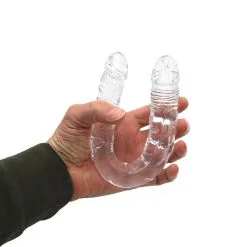Kiotos Cox Clear 05 - Dildo Dong - Transparantie Dubbele Dildo - Lengte 31.5 Cm - Diameter 30/40 Mm -Sex Toys winkel Kiotos Cox Clear 05 Dildo Dong Transparantie Dubbele Dildo Lengte 31 5 cm Diameter 3040 mm 10