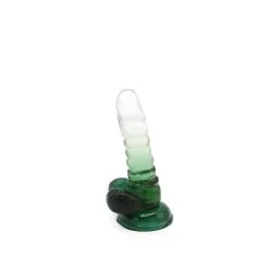 Kiotos Cox Color - Gekleurde Dildo 01 - 15,5 X 3 Cm - Transparant/Groen -Sex Toys winkel Kiotos Cox Color Gekleurde Dildo 01 155 x 3 cm TransparantGroen 3
