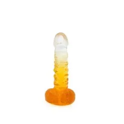 Kiotos Cox Color - Gekleurde Dildo 02 - 18,5 X 4 Cm -Transparant/Geel -Sex Toys winkel Kiotos Cox Color Gekleurde Dildo 02 185 x 4 cm TransparantGeel 4