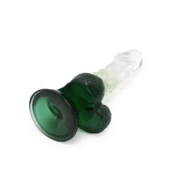 Kiotos Cox Color - Gekleurde Dildo 02 - 18,5 X 4 Cm - Transparant/Groen -Sex Toys winkel Kiotos Cox Color Gekleurde Dildo 02 185 x 4 cm TransparantGroen 7