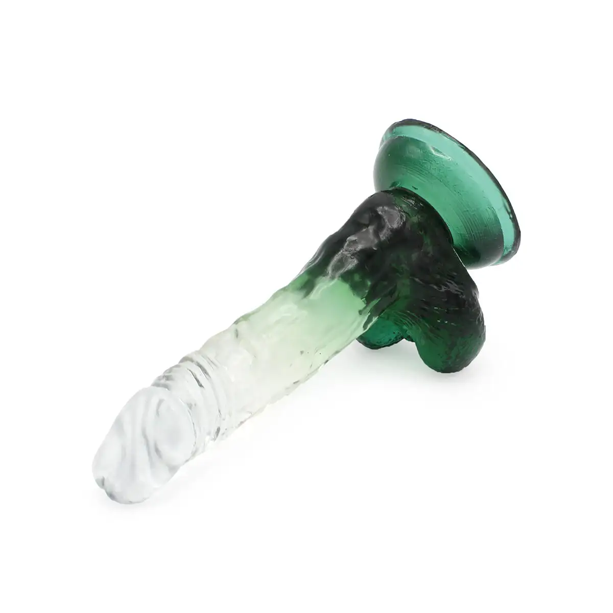 Kiotos Cox Color - Gekleurde Dildo 03 - 17,5 X 3,2 Cm - Transparant/Groen 6 Kiotos Cox Color - Gekleurde Dildo 03 - 17,5 X 3,2 Cm - Transparant/Groen - Afbeelding 6