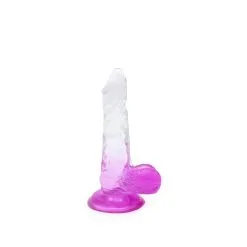 Kiotos Cox Color - Gekleurde Dildo 03 - 17,5 X 3,2 Cm - Transparant/Paars