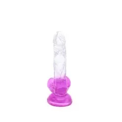 Kiotos Cox Color - Gekleurde Dildo 03 - 17,5 X 3,2 Cm - Transparant/Paars -Sex Toys winkel Kiotos Cox Color Gekleurde Dildo 03 175 x 32 cm TransparantPaars 5
