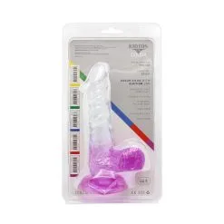 Kiotos Cox Color - Gekleurde Dildo 03 - 17,5 X 3,2 Cm - Transparant/Paars -Sex Toys winkel Kiotos Cox Color Gekleurde Dildo 03 175 x 32 cm TransparantPaars 9